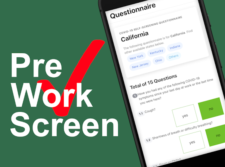 Employee COVID-19 Screening App Released